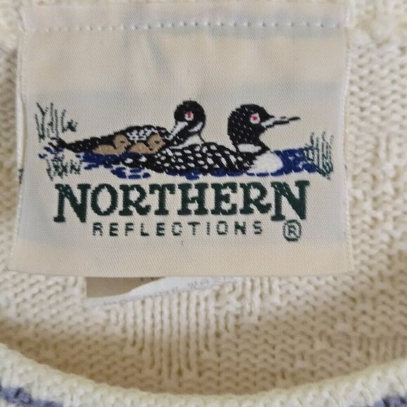 Northern Reflections Vintage Golf Theme Sweater 100% Cotton Size S - Picture 4 of 6